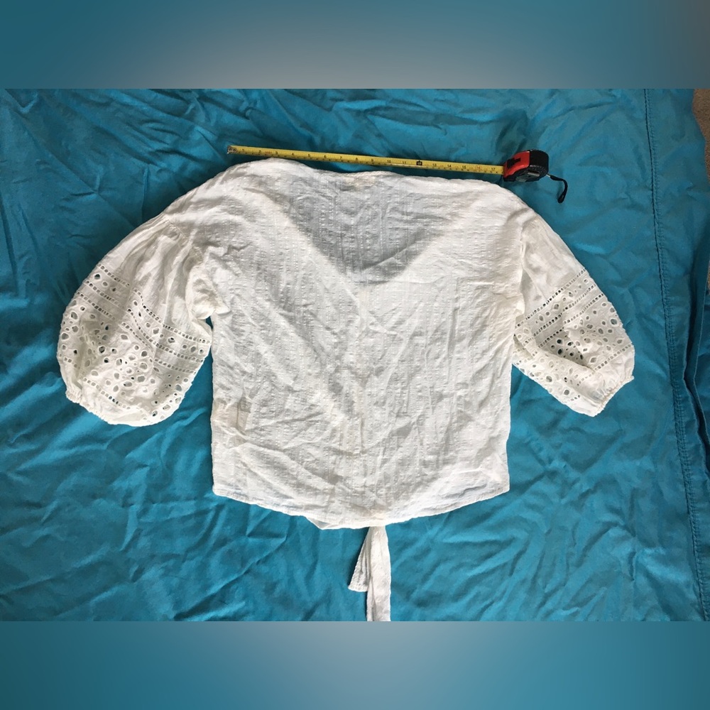Max studio white boho top - Picture 2 of 2